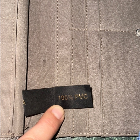 Etienne Aigner DELTA style 2421X Metallic Brown Zip Around Wallet - Picture 10 of 16